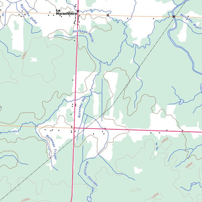 Natural Resources Canada Landrienne, QC (032C12 Toporama) digital map