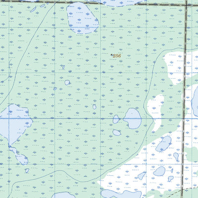 Natural Resources Canada Landry Lake, MB (063F15 CanMatrix) digital map
