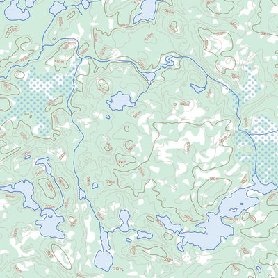 Natural Resources Canada Langley Lake, SK (074F07 Toporama) digital map