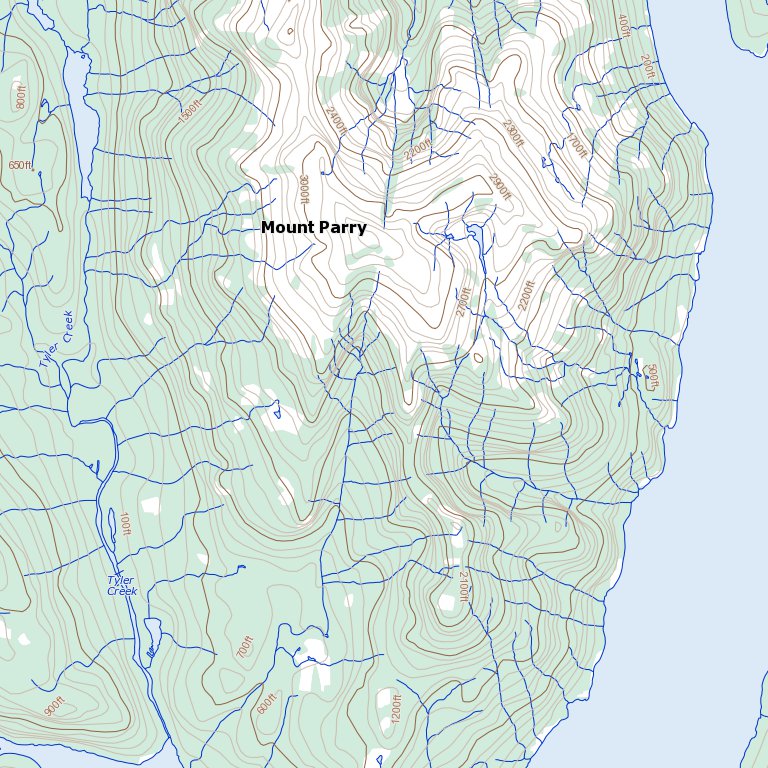 Laredo Inlet, BC (103A15 Toporama) Map by Natural Resources Canada ...