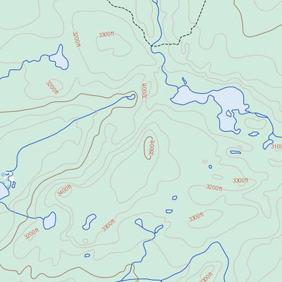 Natural Resources Canada Larsen Lake, BC (095C04 Toporama) digital map
