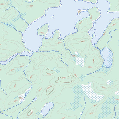 Natural Resources Canada Laughton Lake (053C08 Toporama) digital map