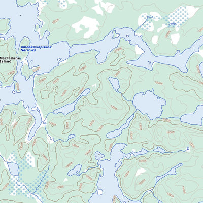 Natural Resources Canada Laurie Lake (064C12 Toporama) digital map