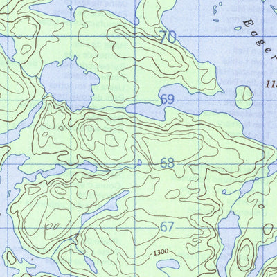 Natural Resources Canada Laurie Lake, MB (064C12 CanMatrix) digital map