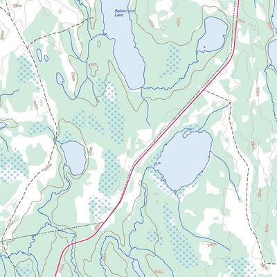 Natural Resources Canada Lawagamau Lake, ON (042H16 Toporama) digital map