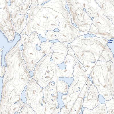 Natural Resources Canada Lax Island, NU (057E05 Toporama) digital map