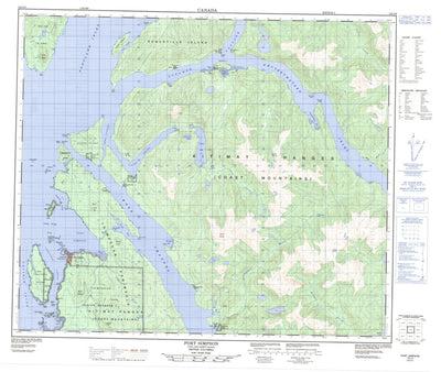 Natural Resources Canada Lax Kw'Alaams, BC (103J09 CanMatrix) digital map