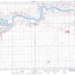 Natural Resources Canada Leader, SK (072K13 CanMatrix) digital map