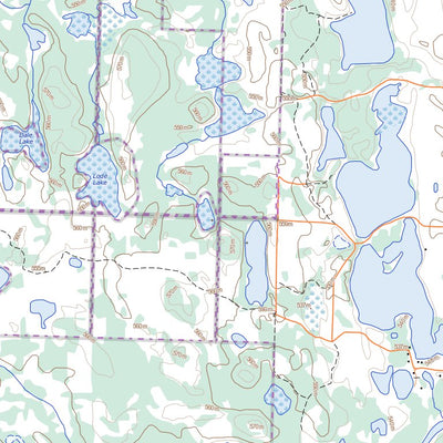 Natural Resources Canada Leask, SK (073G02 Toporama) digital map
