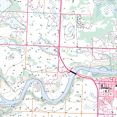 Natural Resources Canada Leduc, AB (083H05 Toporama) digital map