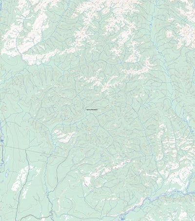 Natural Resources Canada Lee Creek, YT (116B01 Toporama) digital map