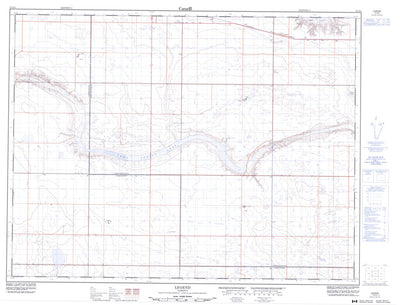 Natural Resources Canada Legend, AB (072E05 CanMatrix) digital map