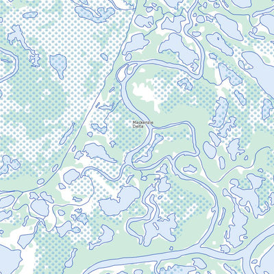 Natural Resources Canada Leland Channel (107B12 Toporama) digital map