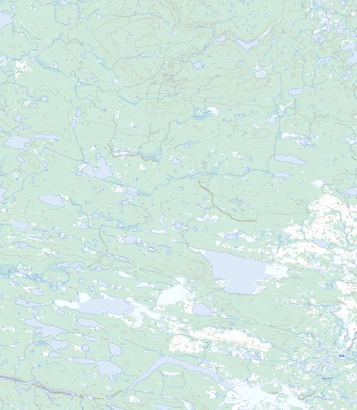 Leonforte Lake, NT (086D12 Toporama) Map by Natural Resources Canada ...