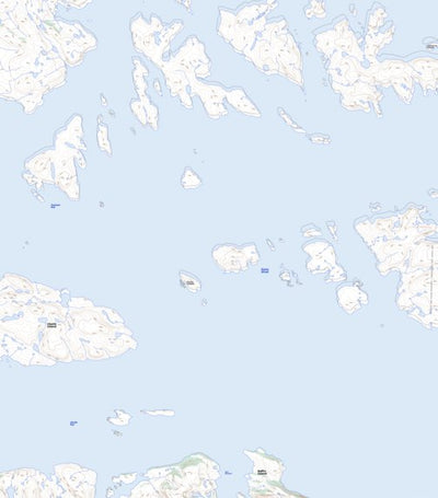 Natural Resources Canada Leybourne Islands (026A02 Toporama) digital map
