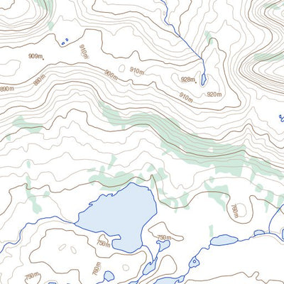 Natural Resources Canada Lichen Ridge, NT (106G12 Toporama) digital map