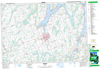 Lindsay, On (031d07 Canmatrix) Map By Natural Resources Canada 