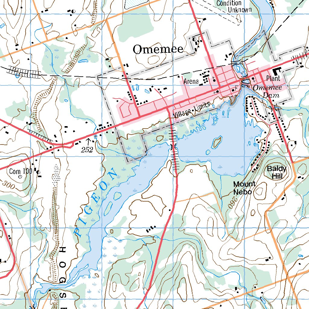 Lindsay, On (031d07 Canmatrix) Map By Natural Resources Canada 