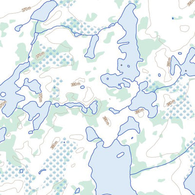 Natural Resources Canada Linklater Lake, NT (065D16 Toporama) digital map