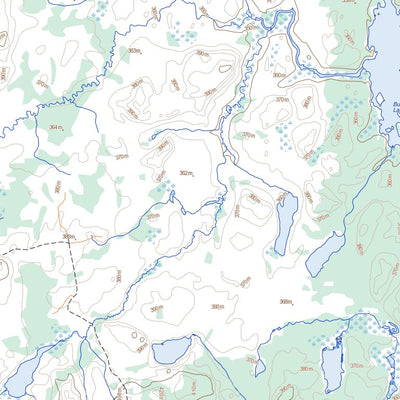 Natural Resources Canada Linklater Lake, ON (052I10 Toporama) digital map