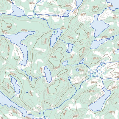 Natural Resources Canada Little Crapeau Lake, NT (086C16 Toporama) digital map