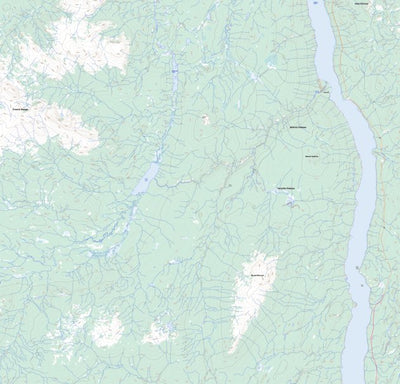 Natural Resources Canada Little Dease Lake, BC (104J09 Toporama) digital map