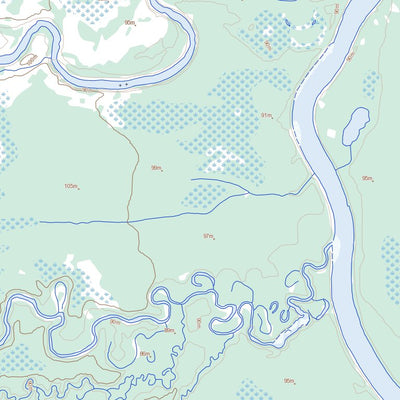 Natural Resources Canada Little Drowning River, ON (042K15 Toporama) digital map