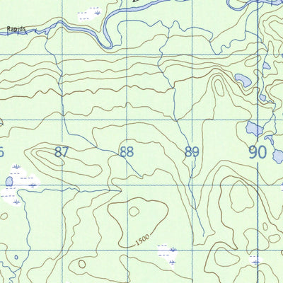 Natural Resources Canada Little Drunken River, NL (013C09 CanMatrix) digital map