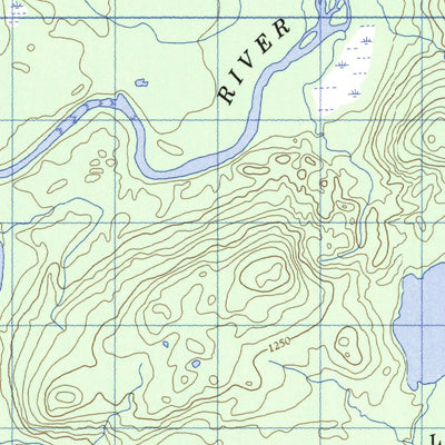 Natural Resources Canada Little Drunken River, NL (013C09 CanMatrix) digital map