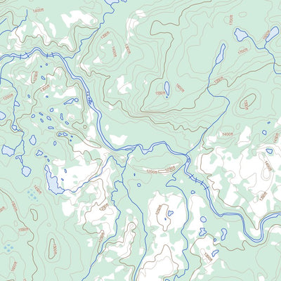 Natural Resources Canada Little Drunken River, NL (013C09 Toporama) digital map