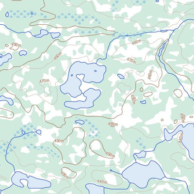 Natural Resources Canada Little Forehead Lake (086A14 Toporama) digital map