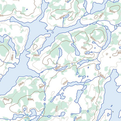 Natural Resources Canada Little Rocky Lake, NT (065L08 Toporama) digital map