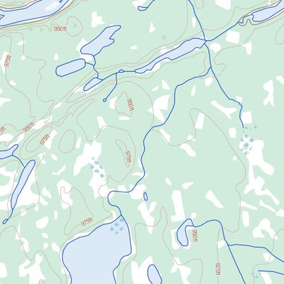 Natural Resources Canada Little Sand Lake, MB (064G15 Toporama) digital map
