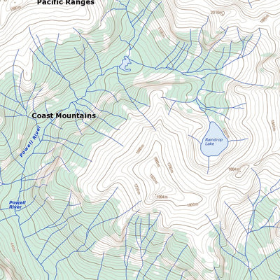 Natural Resources Canada Little Toba River (092K08 Toporama) digital map