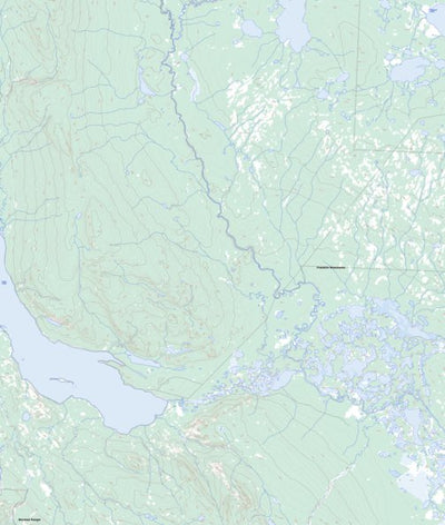 Natural Resources Canada Loche Lake, NT (096F05 Toporama) digital map