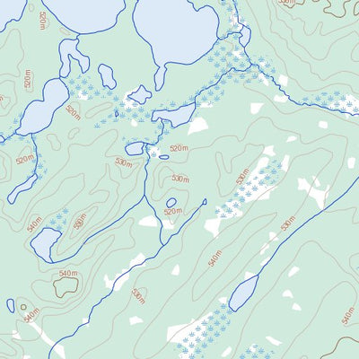 Natural Resources Canada Lockwood Lake, SK (074H03 Toporama) digital map