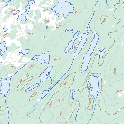 Natural Resources Canada Lockwood Lake, SK (074H03 Toporama) digital map