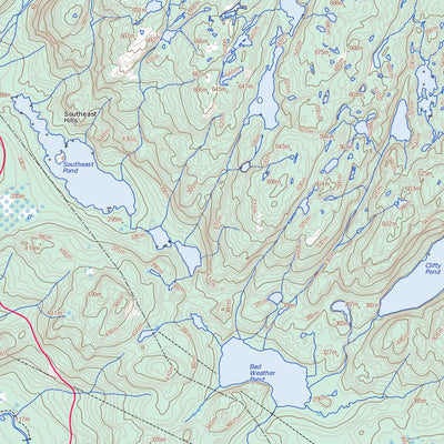 Natural Resources Canada Lomond, NL (012H05 Toporama) digital map