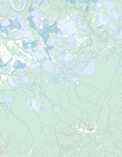 Natural Resources Canada Lone Mountain, YT (116O05 Toporama) digital map