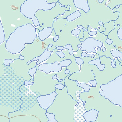 Natural Resources Canada Lone Mountain, YT (116O05 Toporama) digital map