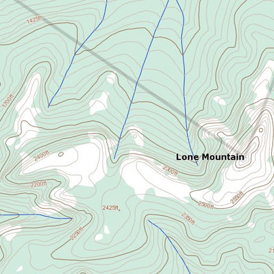 Natural Resources Canada Lone Mountain, YT (116O05 Toporama) digital map