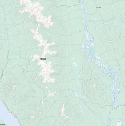 Natural Resources Canada Lone Tree Creek, YT (105C07 Toporama) digital map