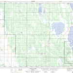 Natural Resources Canada Lonely Lake, MB (062O03 CanMatrix) digital map