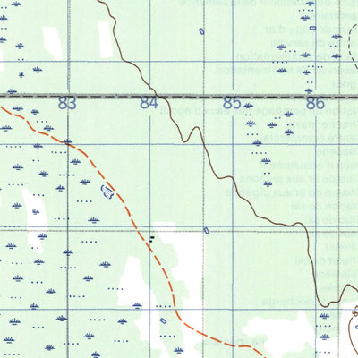 Natural Resources Canada Lonely Lake, MB (062O03 CanMatrix) digital map