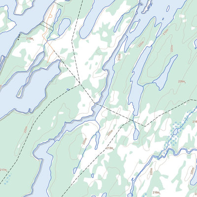 Natural Resources Canada Long Dog Lake, ON (053H06 Toporama) digital map