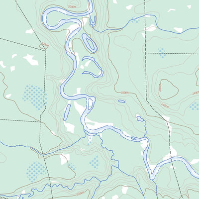 Natural Resources Canada Long Lake, AB (083K13 Toporama) digital map