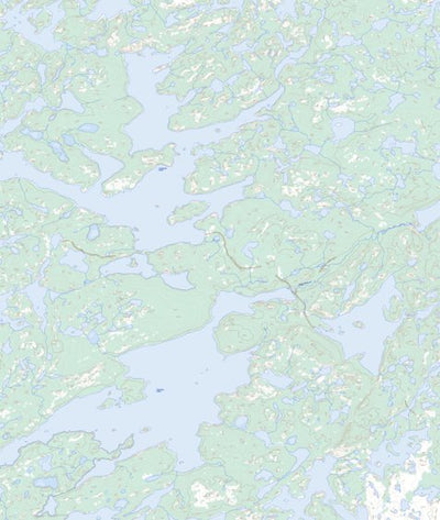 Natural Resources Canada Longtom Lake, NT (086F04 Toporama) digital map