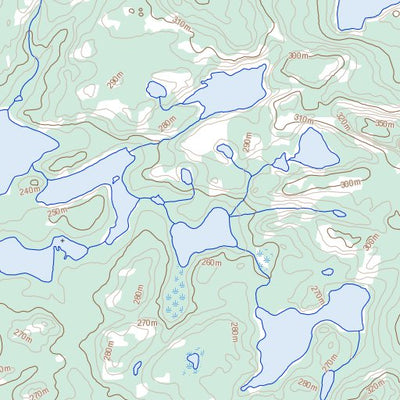 Natural Resources Canada Longtom Lake, NT (086F04 Toporama) digital map