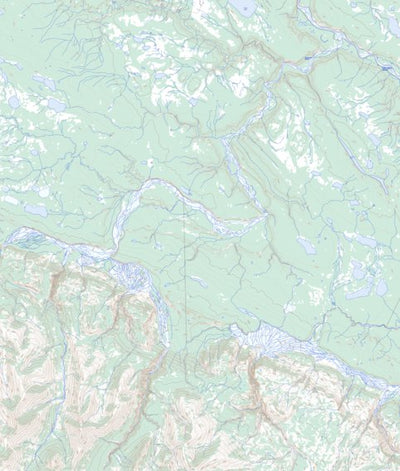 Natural Resources Canada Loretta Canyon, NT (096E04 Toporama) digital map