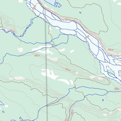 Natural Resources Canada Loretta Canyon, NT (096E04 Toporama) digital map